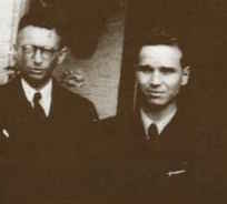 Roger Birkman et le commissaire Alphonse CRYNS